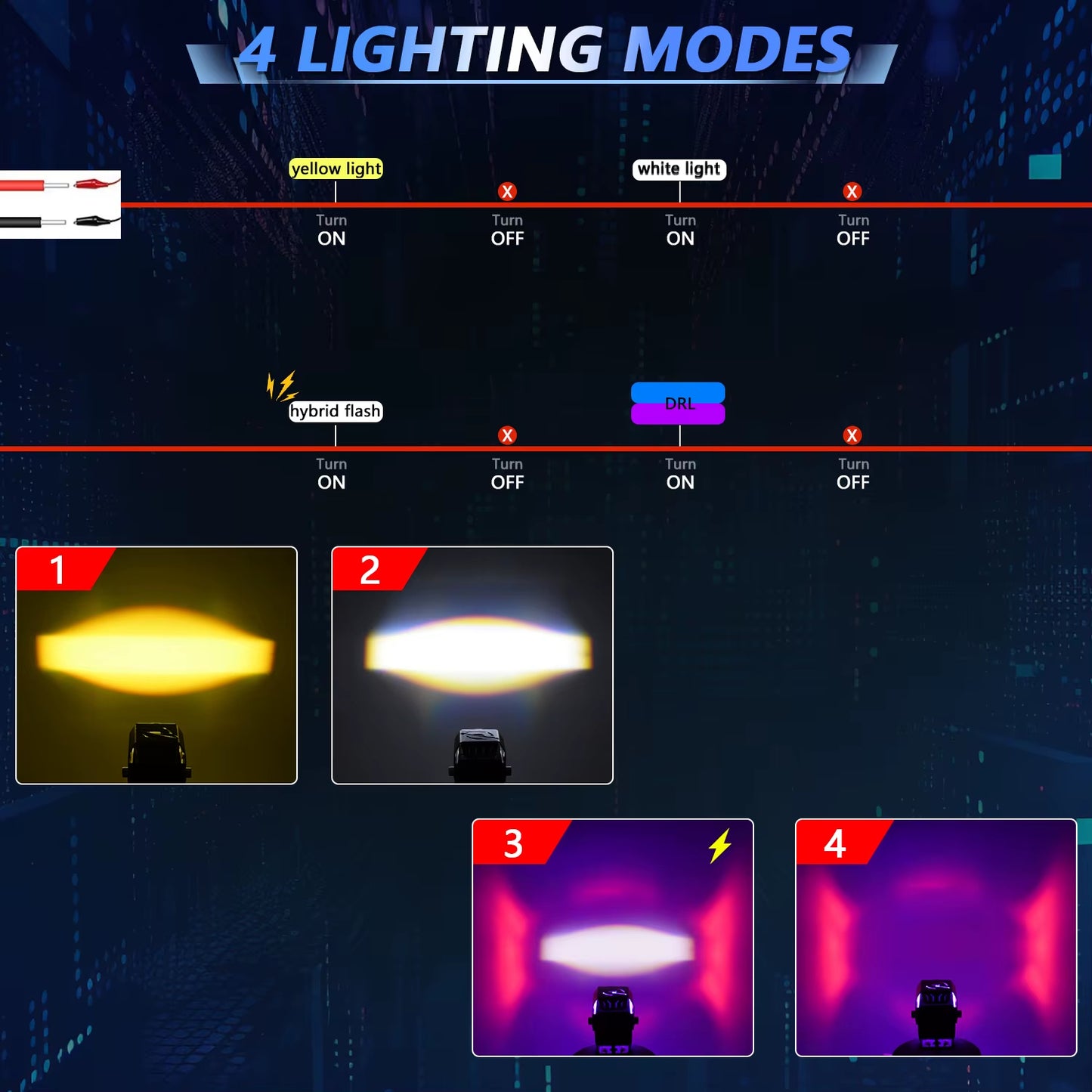 EXPLORADORA LED 12 Y 24 VOLTIOS