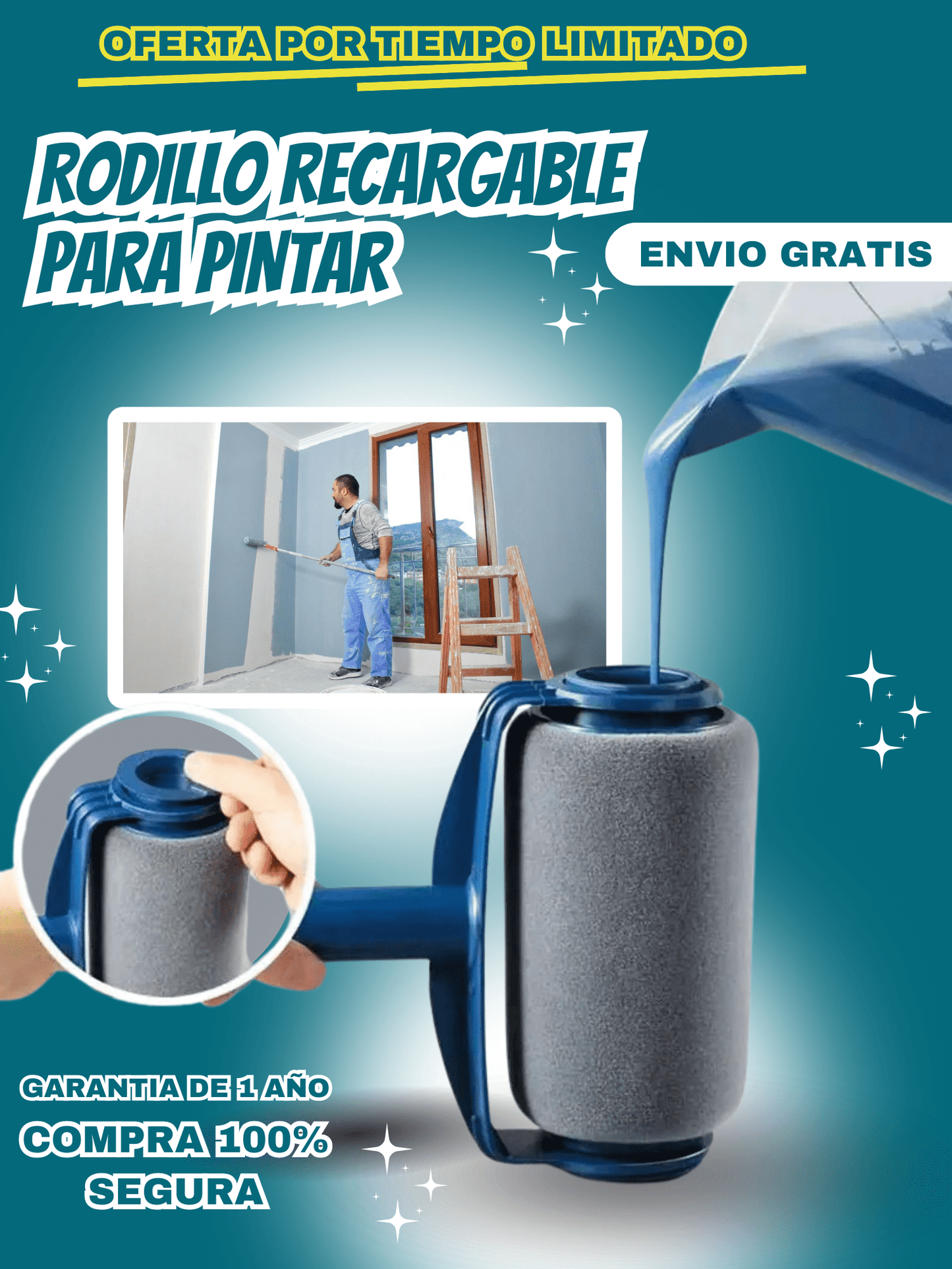RODILLO RECARGLE PARA PINTAR