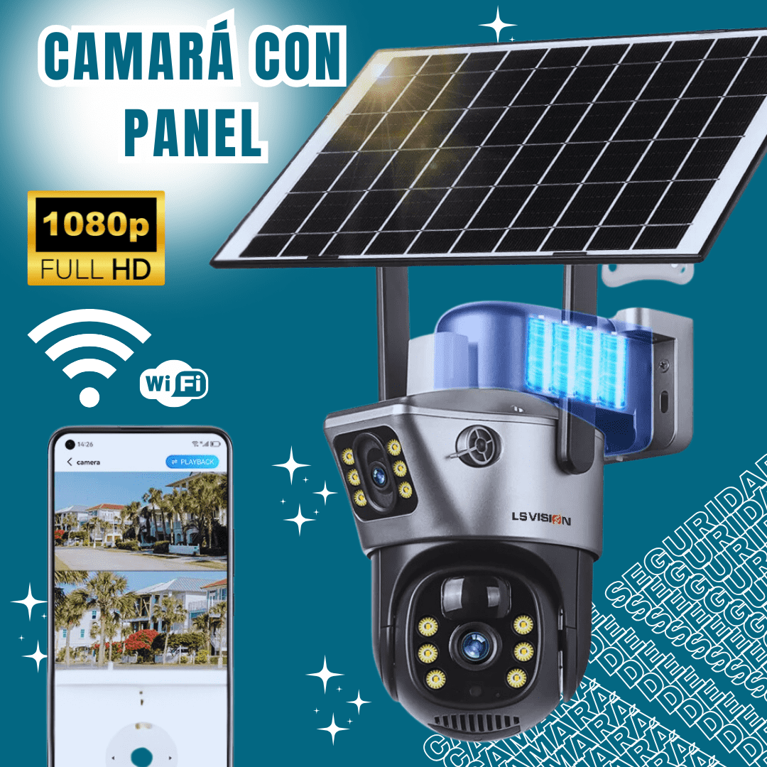 CAMARÁ CON PANEL SOLAR