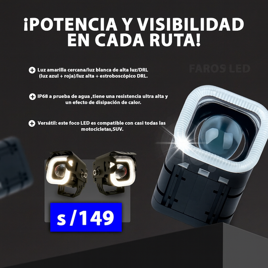 EXPLORADORA LED 12 Y 24 VOLTIOS