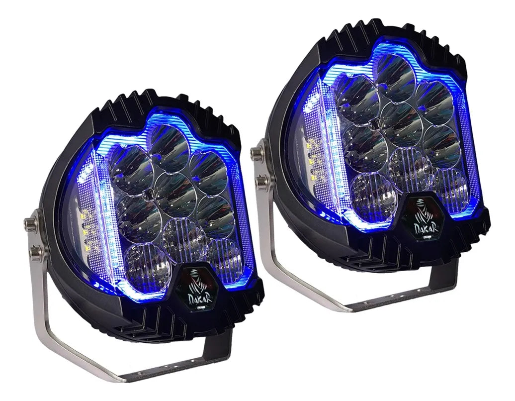 Par Faro Force Iron 7 PuLG 180w Neblinero 12/36v Auto Camion