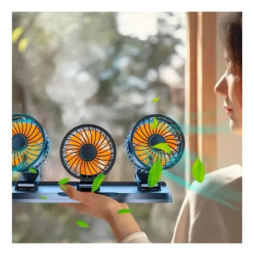 VENTILADOR TRIPLE CON ENTRADA USB