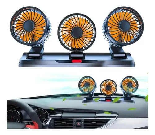 VENTILADOR TRIPLE CON ENTRADA USB