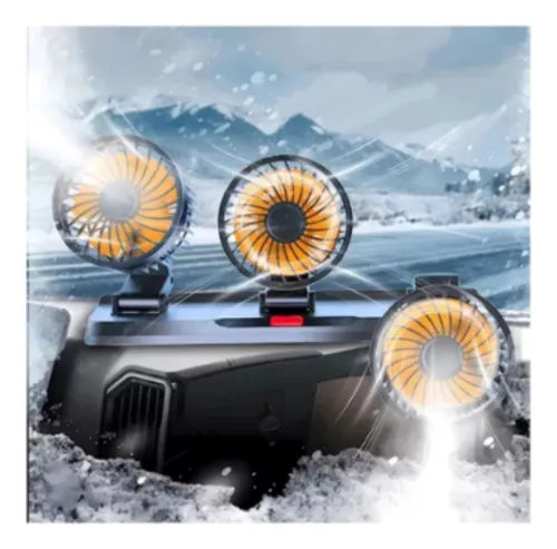 VENTILADOR TRIPLE CON ENTRADA USB