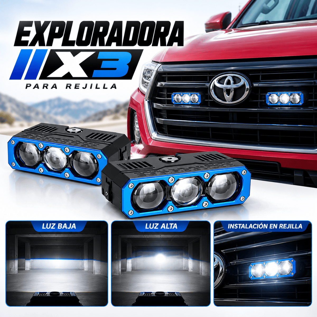 Exploradora para Rejilla / x3