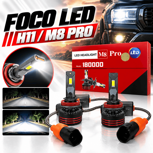 Foco led H11 / M8 Pro