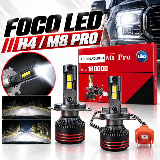 Foco led H4 / M8 Pro