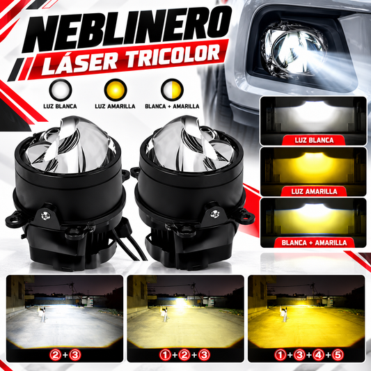 Neblinero 2 punto laser/ tricolor