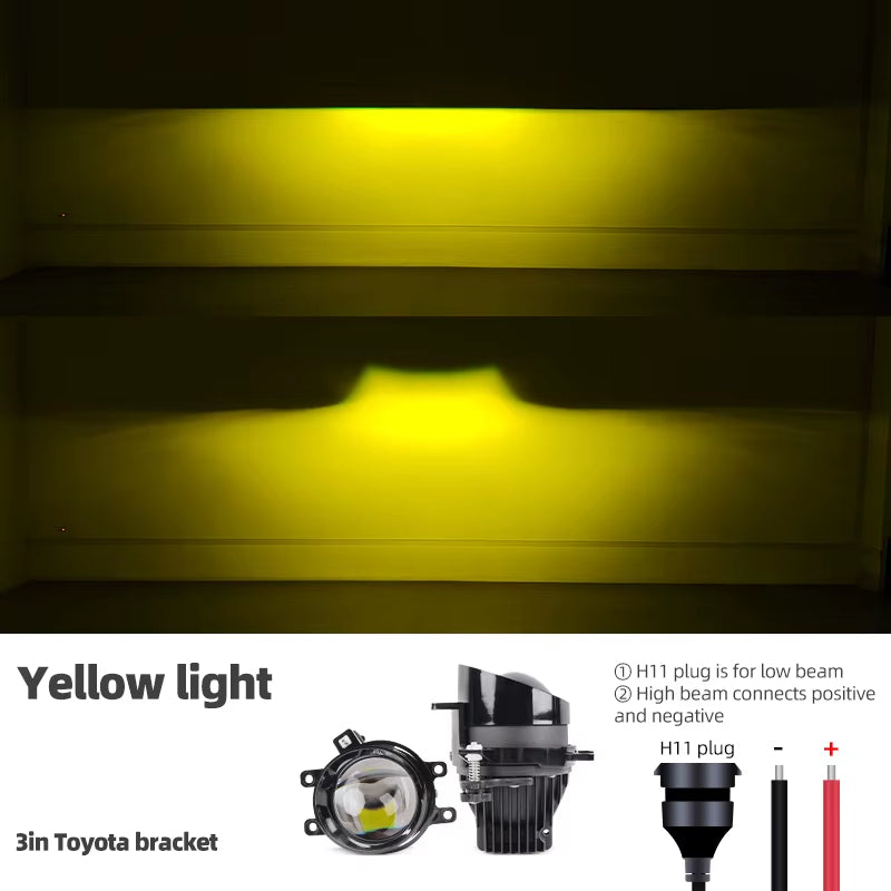 NEBLINERO BE-LASER  DE 2.5 PULGADAS / 3 COLORES