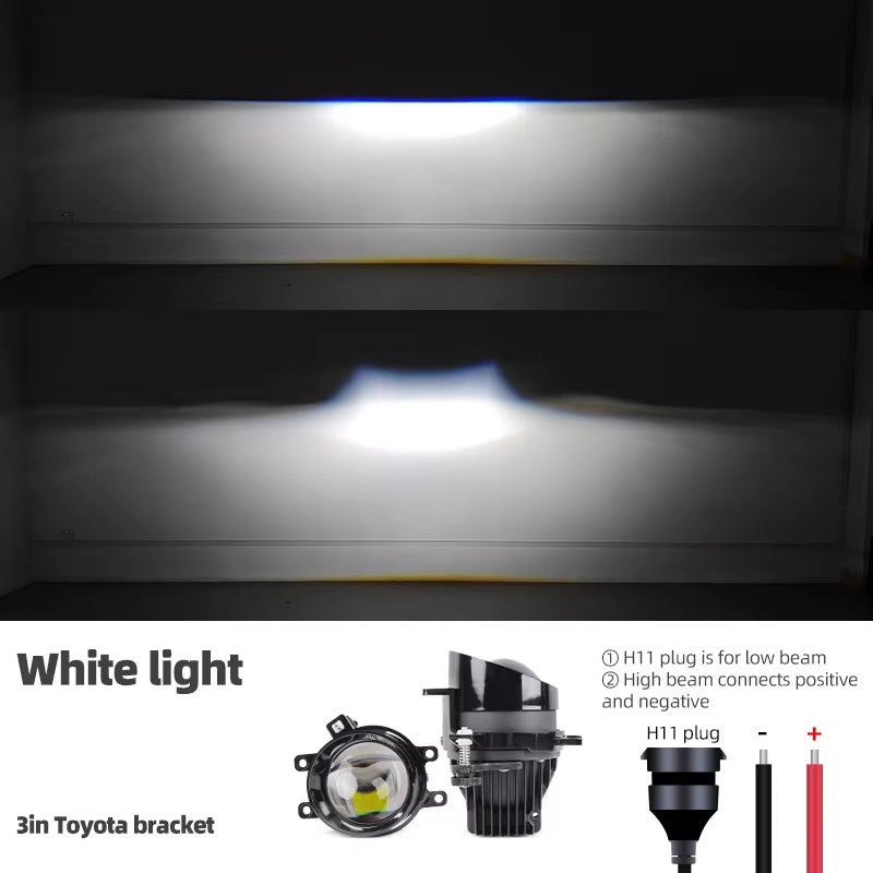 NEBLINERO BE-LASER  DE 2.5 PULGADAS / 3 COLORES