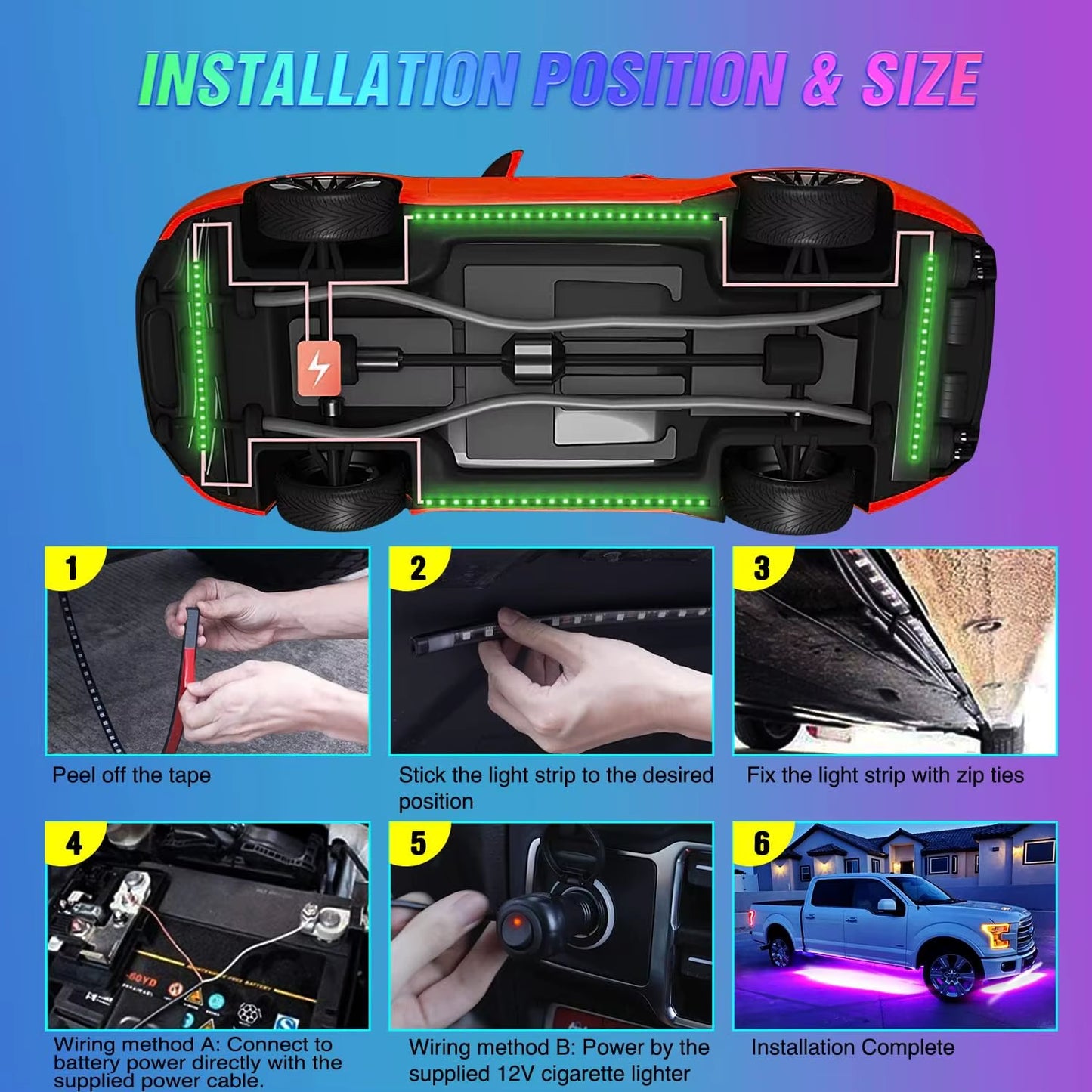 KIT DE LUCES LED RGB