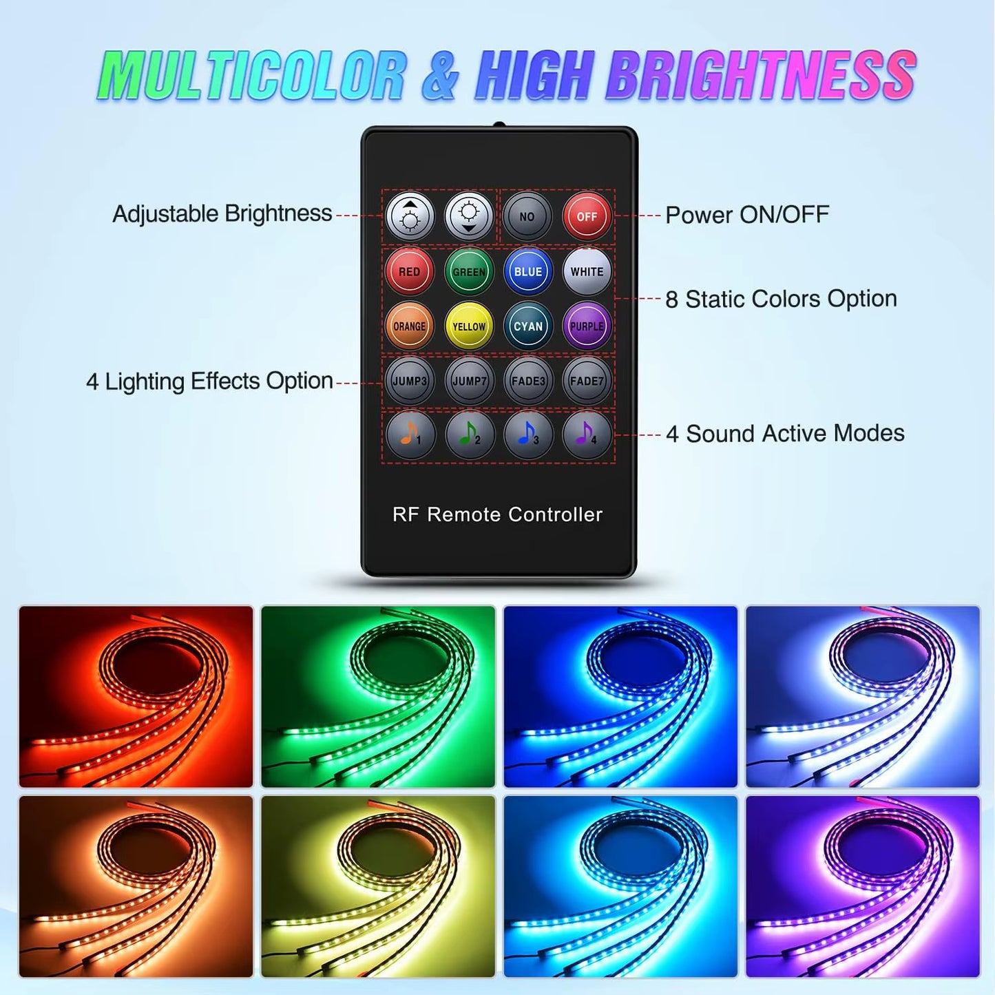 KIT DE LUCES LED RGB
