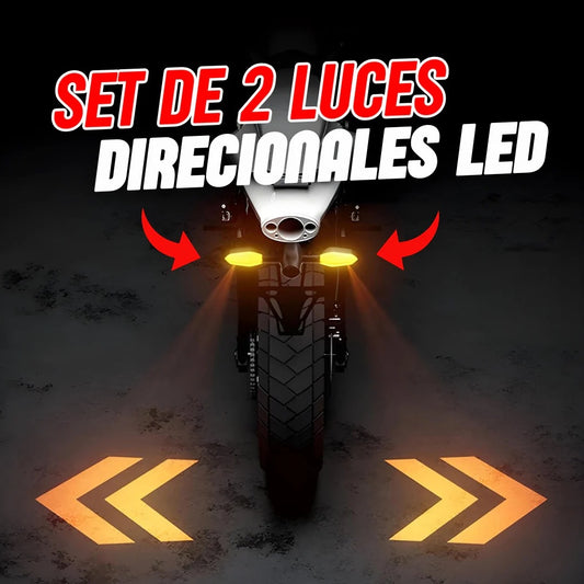 SET DE 2 LUCES DIRECCIONALES CON PROYECCION LED